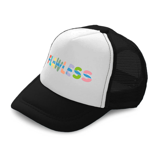 Kids Trucker Hats Flawless Boys Hats & Girls Hats Baseball Cap Cotton - Cute Rascals