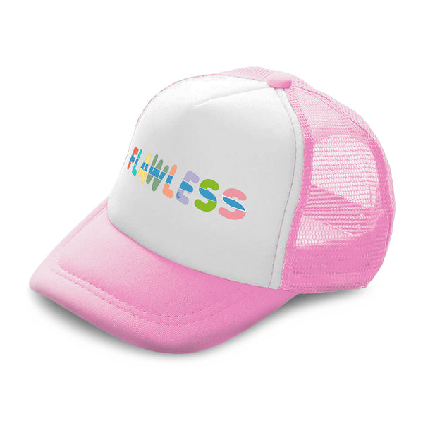 Kids Trucker Hats Flawless Boys Hats & Girls Hats Baseball Cap Cotton - Cute Rascals