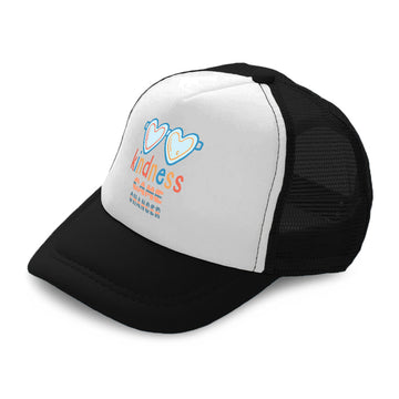 Kids Trucker Hats Kindness Game Changer Shades Boys Hats & Girls Hats Cotton