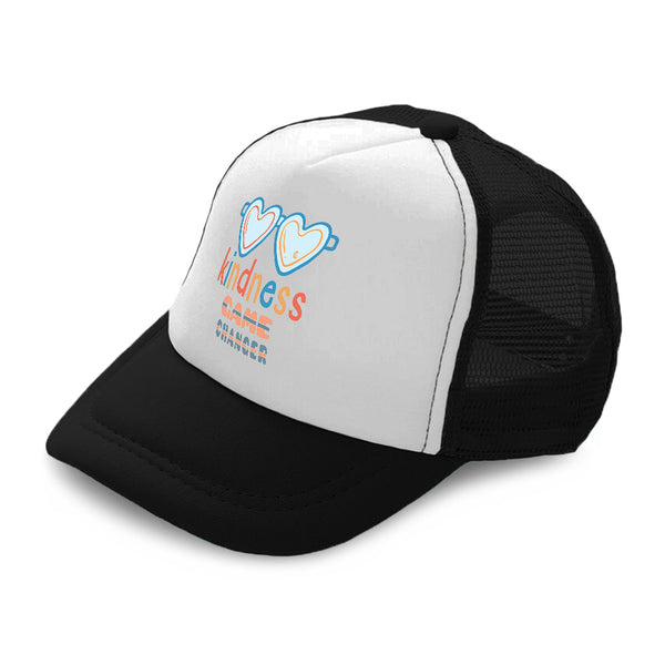 Kids Trucker Hats Kindness Game Changer Shades Boys Hats & Girls Hats Cotton - Cute Rascals