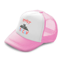 Kids Trucker Hats Do What You Can Mountains Boys Hats & Girls Hats Cotton - Cute Rascals