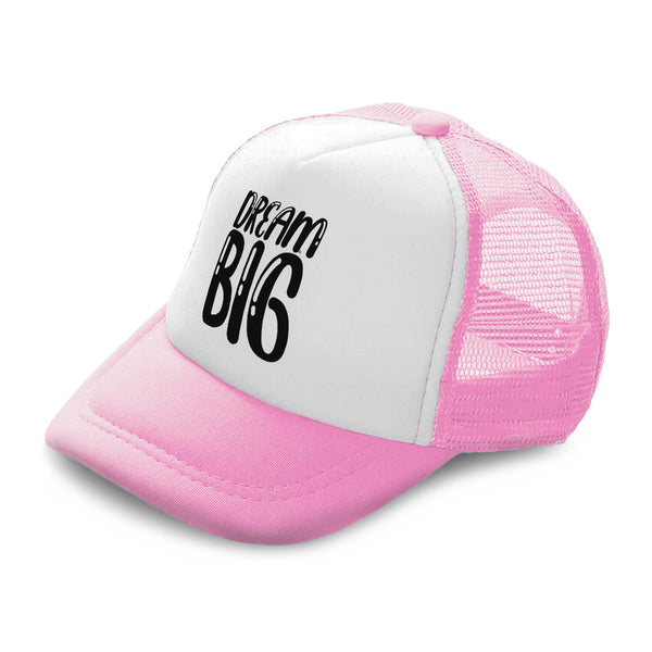 Kids Trucker Hats Dream Big C Boys Hats & Girls Hats Baseball Cap Cotton - Cute Rascals