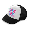 Kids Trucker Hats Love Is My Super Power Boys Hats & Girls Hats Cotton
