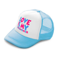 Kids Trucker Hats Love Is My Super Power Boys Hats & Girls Hats Cotton - Cute Rascals