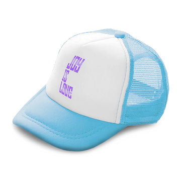 Kids Trucker Hats Joy Is Love Boys Hats & Girls Hats Baseball Cap Cotton