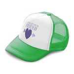 Kids Trucker Hats I Will Be Your Friend Heart Arrow Boys Hats & Girls Hats - Cute Rascals