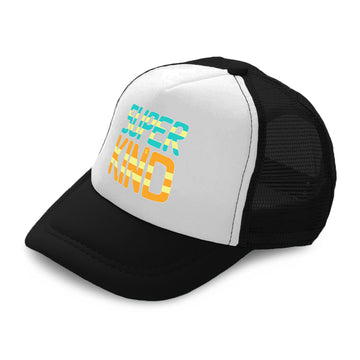 Kids Trucker Hats Super Kind B Boys Hats & Girls Hats Baseball Cap Cotton
