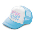 Kids Trucker Hats Smart Girls Club Boys Hats & Girls Hats Baseball Cap Cotton