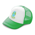 Kids Trucker Hats Save Planet Earth Globe Boys Hats & Girls Hats Cotton
