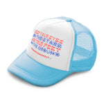 Kids Trucker Hats Keep Your Eyes on The Stars Your Feet Ground Cotton - Cute Rascals