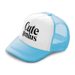 Kids Trucker Hats Cute Genius Boys Hats & Girls Hats Baseball Cap Cotton - Cute Rascals