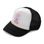 Kids Trucker Hats Big Sister Heart Arrow Boys Hats & Girls Hats Cotton - Cute Rascals