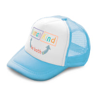 Kids Trucker Hats Human Kind Be Both A Boys Hats & Girls Hats Cotton - Cute Rascals