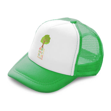 Kids Trucker Hats Do Not Forget to Be Awesome Tree Boys Hats & Girls Hats Cotton