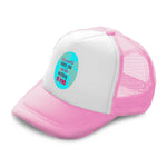 Kids Trucker Hats In A World Where You Can Be Anything Boys Hats & Girls Hats - Cute Rascals