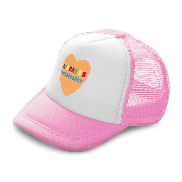 Kids Trucker Hats Kindness Ambassador Heart Boys Hats & Girls Hats Cotton - Cute Rascals