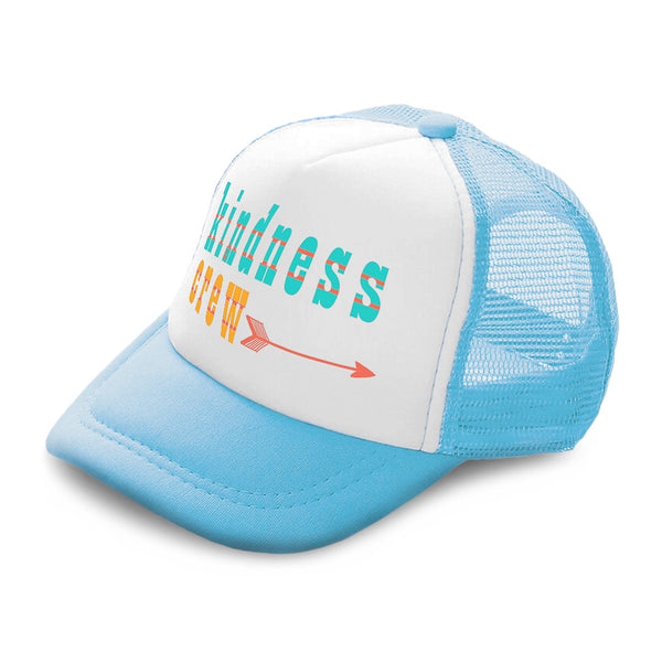 Kids Trucker Hats Kindness Crew Arrow Boys Hats & Girls Hats Baseball Cap Cotton - Cute Rascals