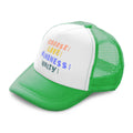 Kids Trucker Hats Choose Love Kindness Unity Boys Hats & Girls Hats Cotton
