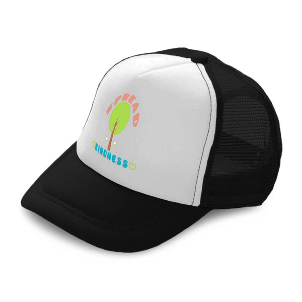 Kids Trucker Hats Spread Kindness Tree Boys Hats & Girls Hats Cotton - Cute Rascals