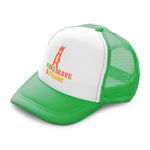 Kids Trucker Hats Kind Brave Strong Bear Boys Hats & Girls Hats Cotton - Cute Rascals