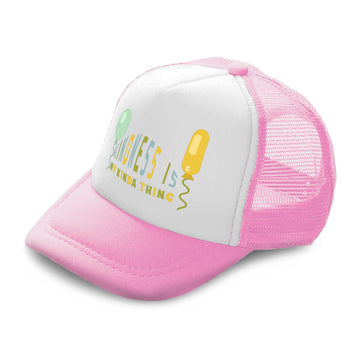 Kids Trucker Hats Kindness Is My Kind Thing Boys Hats & Girls Hats Cotton