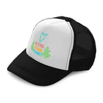 Kids Trucker Hats Be Kind to Our Planet Heart Leaves Boys Hats & Girls Hats - Cute Rascals