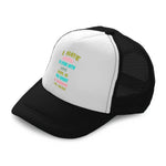 Kids Trucker Hats Decided to Stick with Love Hate Burden to Bear Cotton - Cute Rascals