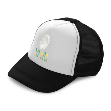 Kids Trucker Hats Stay Wild Moon Child Earth Boys Hats & Girls Hats Cotton