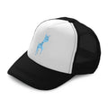 Kids Trucker Hats Blue Deer Cartoon Boys Hats & Girls Hats Baseball Cap Cotton