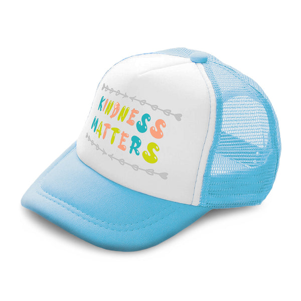 Kids Trucker Hats Kindness Matters Arrow B Boys Hats & Girls Hats Cotton - Cute Rascals