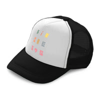 Kids Trucker Hats Kindness Heart Boys Hats & Girls Hats Baseball Cap Cotton - Cute Rascals