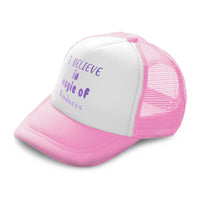 Kids Trucker Hats I Believe in Magic of Kindness Boys Hats & Girls Hats Cotton - Cute Rascals