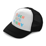 Kids Trucker Hats Tough like Mommy Boys Hats & Girls Hats Baseball Cap Cotton - Cute Rascals