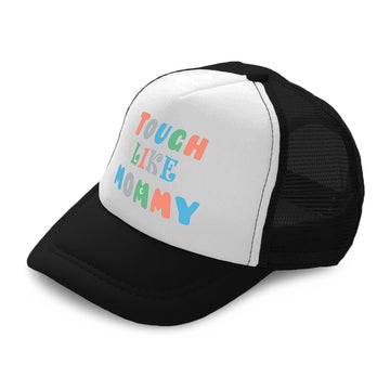 Kids Trucker Hats Tough like Mommy Boys Hats & Girls Hats Baseball Cap Cotton