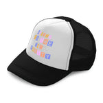 Kids Trucker Hats Strong Is The New Pretty B Boys Hats & Girls Hats Cotton - Cute Rascals