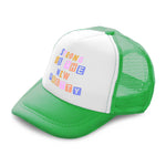 Kids Trucker Hats Strong Is The New Pretty B Boys Hats & Girls Hats Cotton - Cute Rascals