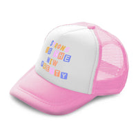 Kids Trucker Hats Strong Is The New Pretty B Boys Hats & Girls Hats Cotton - Cute Rascals