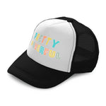 Kids Trucker Hats Pretty Powerful Boys Hats & Girls Hats Baseball Cap Cotton - Cute Rascals