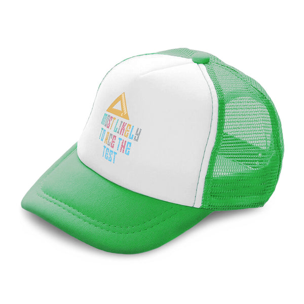 Kids Trucker Hats Most Likely to Ace The Test Boys Hats & Girls Hats Cotton - Cute Rascals