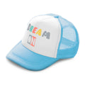 Kids Trucker Hats Dream on Boys Hats & Girls Hats Baseball Cap Cotton