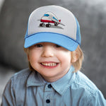 Kids Trucker Hats Airplane Cartoon A Cars & Transportation Airplane Cotton - Cute Rascals