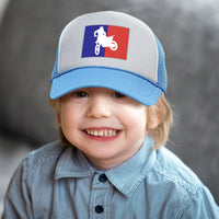 Kids Trucker Hats Motocross Boys Hats & Girls Hats Baseball Cap Cotton - Cute Rascals