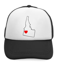 Kids Trucker Hats Idaho Heart Love States Boys Hats & Girls Hats Cotton - Cute Rascals