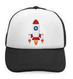 Kids Trucker Hats Space Ship Rocket Space Style E Boys Hats & Girls Hats Cotton - Cute Rascals