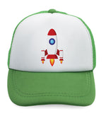 Kids Trucker Hats Space Ship Rocket Space Style E Boys Hats & Girls Hats Cotton - Cute Rascals