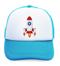 Kids Trucker Hats Space Ship Rocket Space Style E Boys Hats & Girls Hats Cotton - Cute Rascals