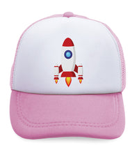 Kids Trucker Hats Space Ship Rocket Space Style E Boys Hats & Girls Hats Cotton - Cute Rascals