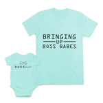 Mom and Baby Matching Outfits Bringing up Boss Babes Little Cotton