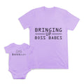 Mom and Baby Matching Outfits Bringing up Boss Babes Little Cotton