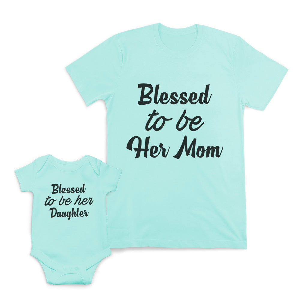 Cute Rascals® Mom and Baby Matching Outfits Blessed Her Mom Daughter